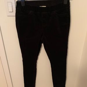 Eileen Fisher Petite Petite Black Corduroy Pants